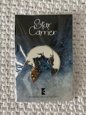 EveenStudios Star Carrier Fox Enamel Pin